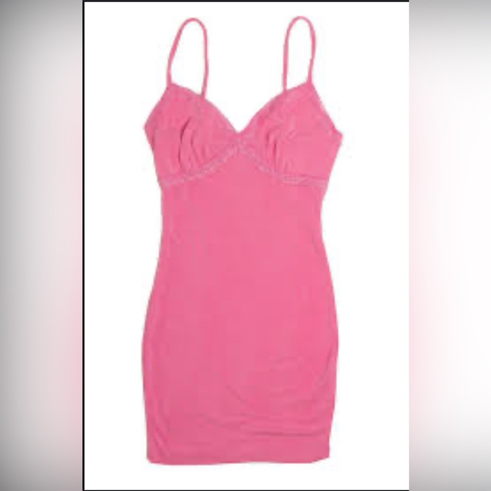 Elegant Pink Mini Dress
